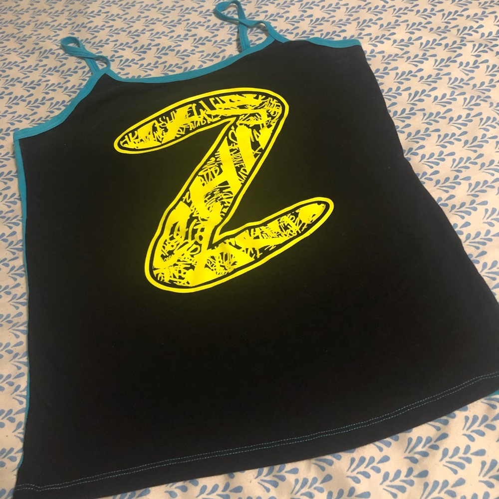 Zumba spaghetti strap tank
